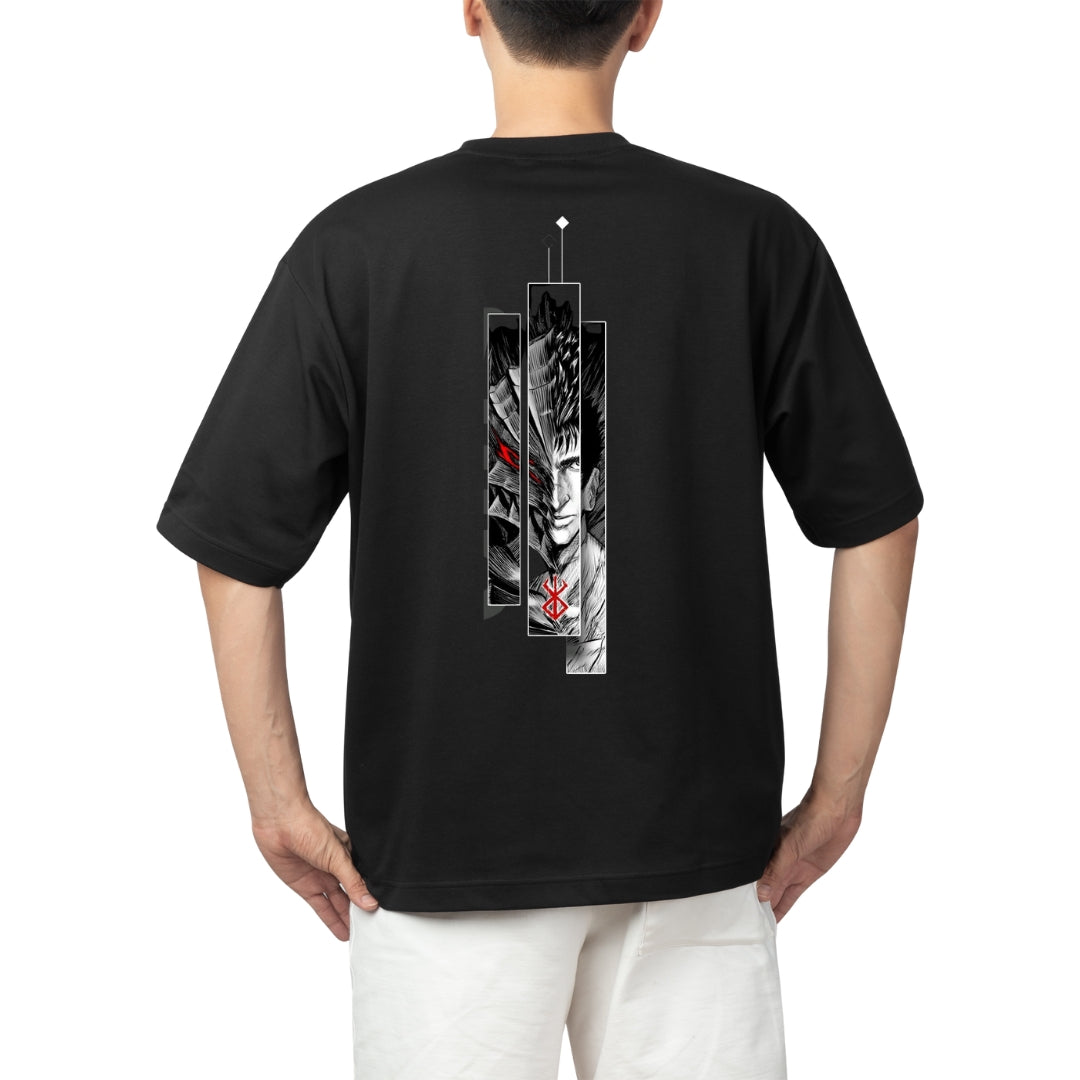 Black Anime Graphic T-Shirt