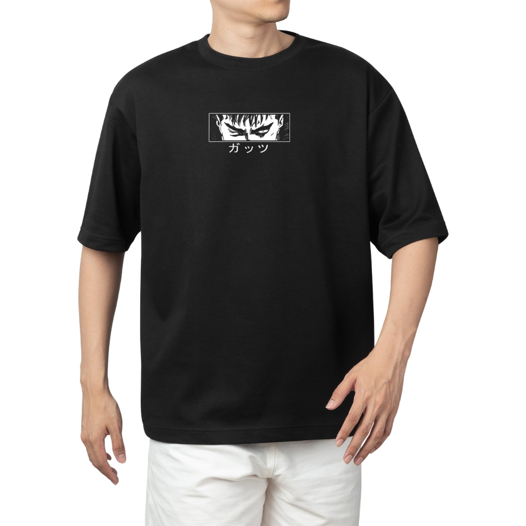 Black Anime Graphic T-Shirt