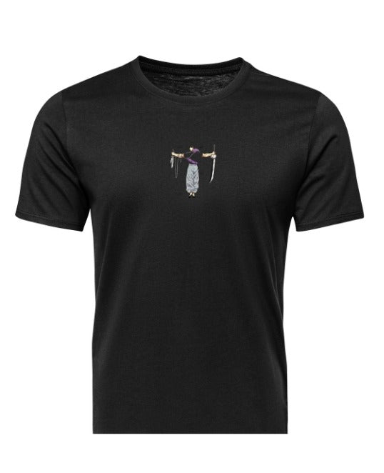 “Behind Graphic Anime T-Shirt – Black | Unisex Streetwear Tee”