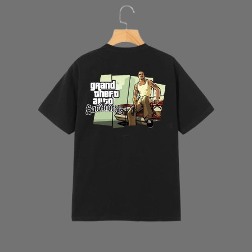 GTA: San Andreas Retro Gaming Tee – Black
