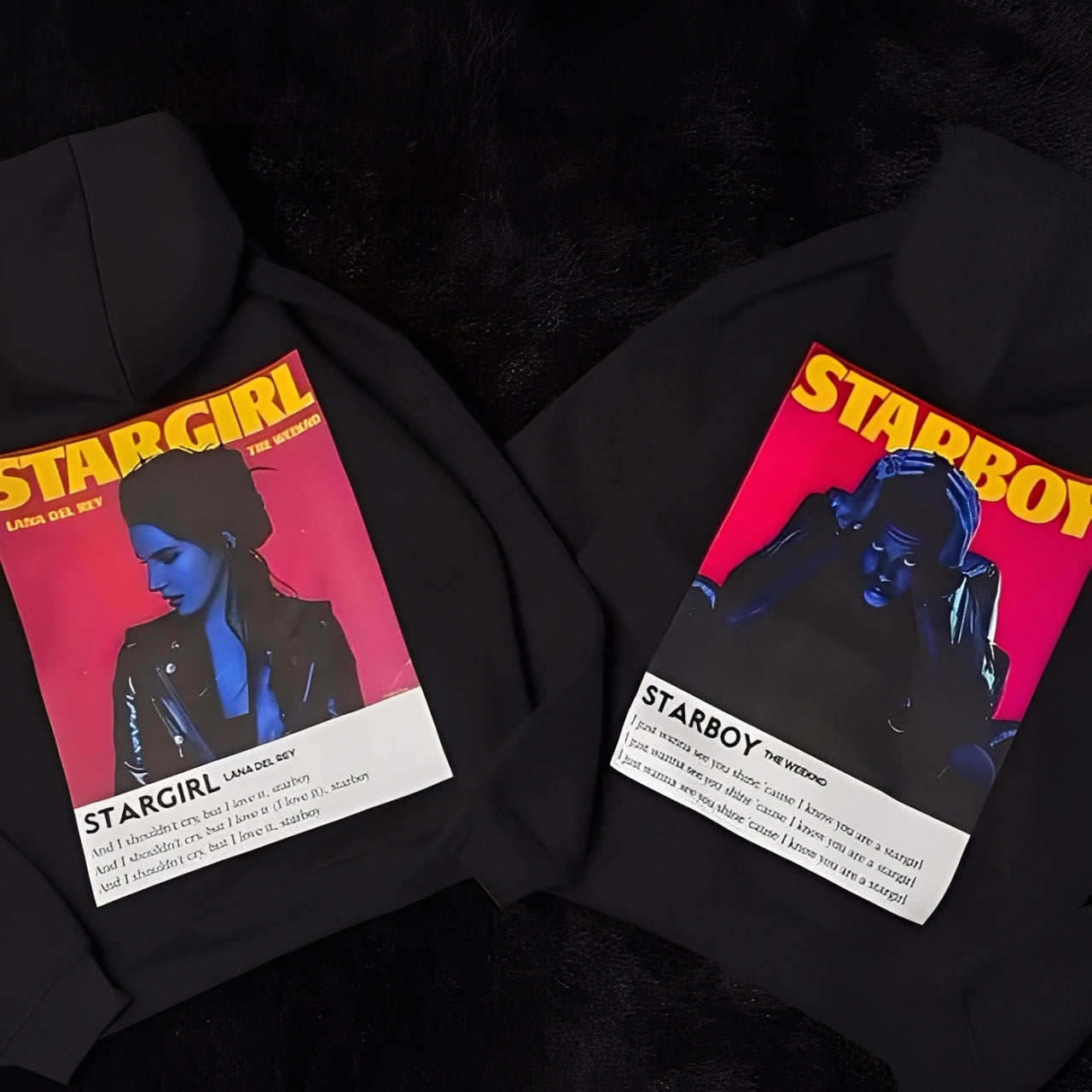 Starboy x Stargirl Couple Hoodie – The Weeknd & Lana Del Rey Edition
