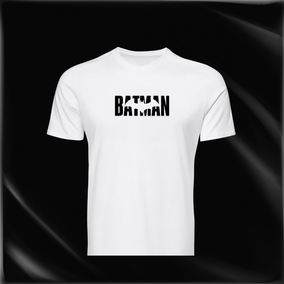Batman Graphic Comic Style Oversized T-Shirt – White