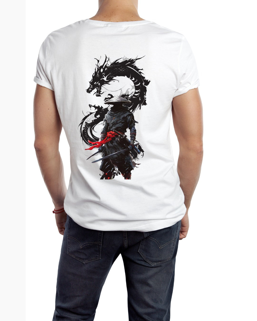Samurai Dragon Double Jersey T-Shirt