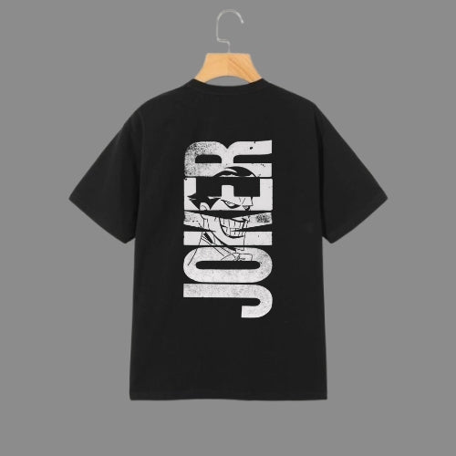Joker Graphic Printed Black T-Shirt