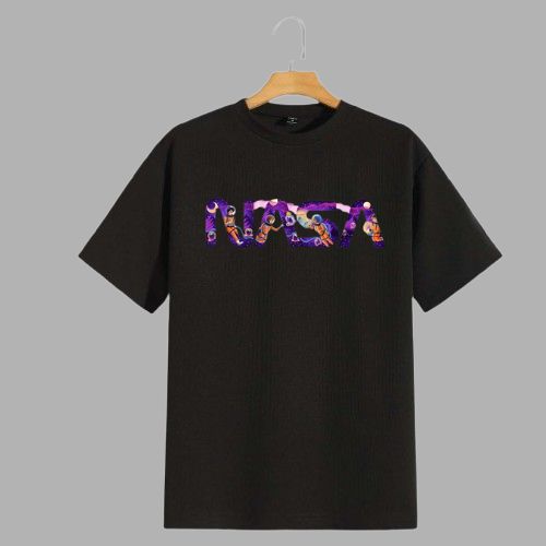 NASA Galaxy Graphic Tee – Black Cotton T-Shirt