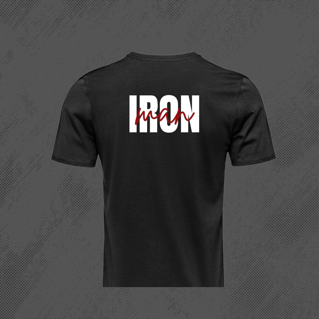 “Arc Reactor Scratch Graphic T-Shirt – Black | IRON MAN Streetwear Tee”