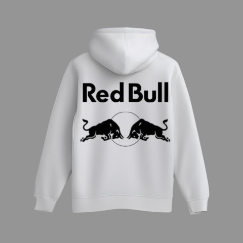 Red Bull Classic White Hoodie – Power in Motion
