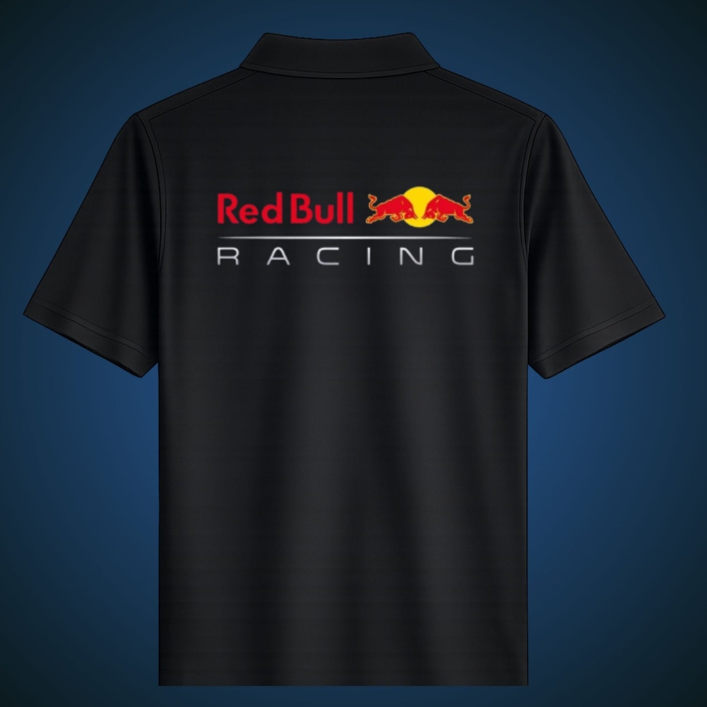 Red Bull Racing Black Polo Shirt | Premium Cotton Polo Tee