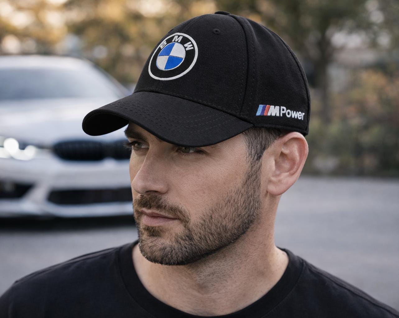 BMW M Power T-Shirt & Cap Combo for Men