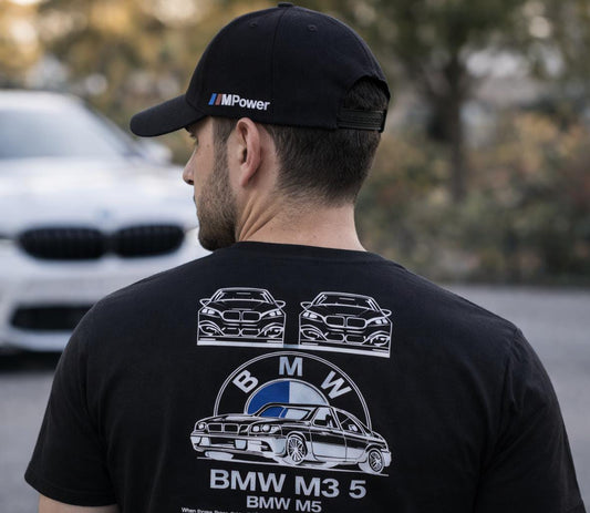 BMW M Power T-Shirt & Cap Combo for Men
